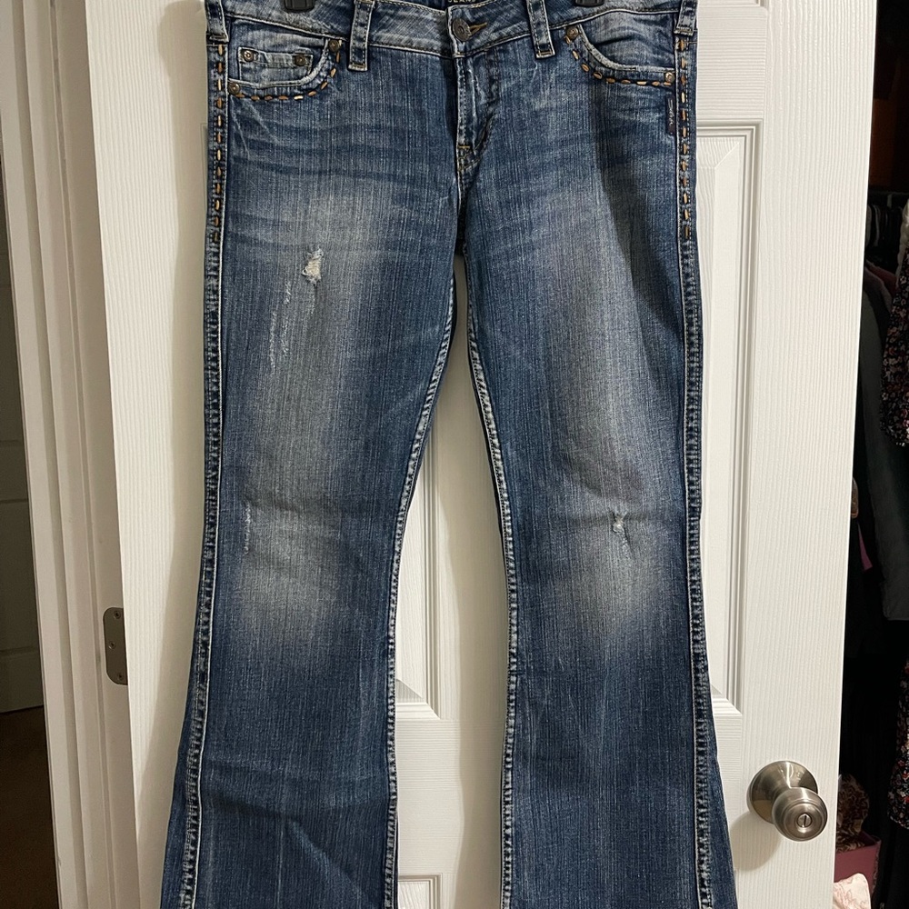 Women's Silver Frances Flare Jeans